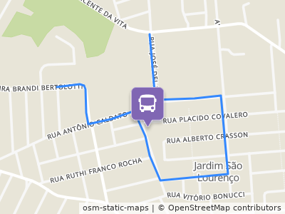 Mapa da parada