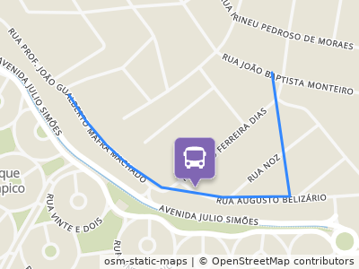 Mapa da parada
