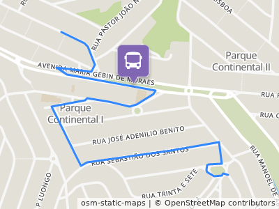 Mapa da parada