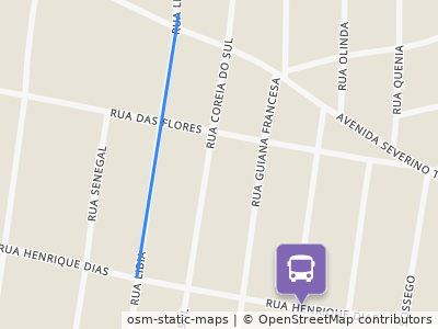 Mapa da parada