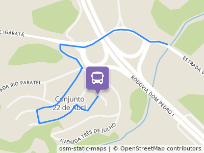 Mapa da parada