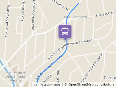 Mapa da parada