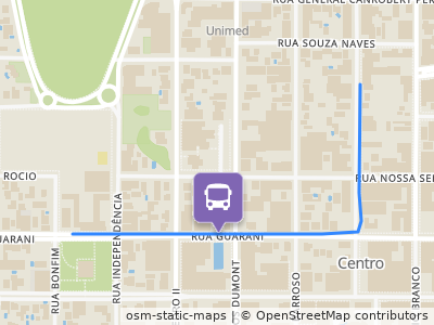 Mapa da parada