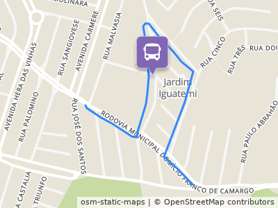 Mapa da parada