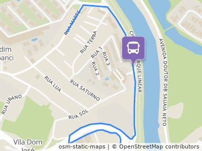 Mapa da parada