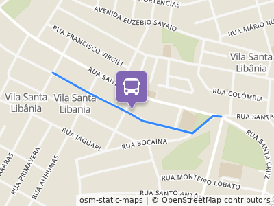 Mapa da parada