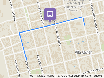 Mapa da parada