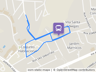 Mapa da parada