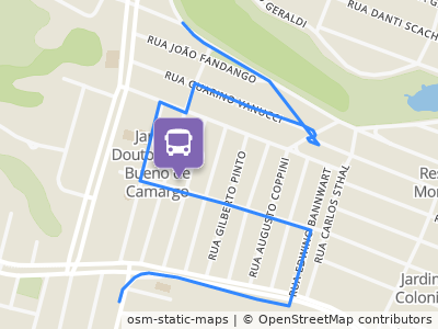 Mapa da parada