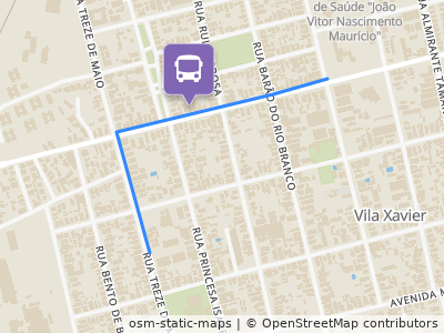 Mapa da parada