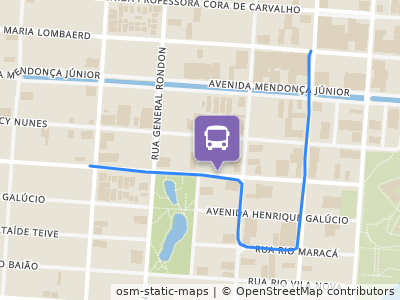 Mapa da parada