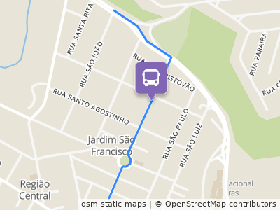 Mapa da parada