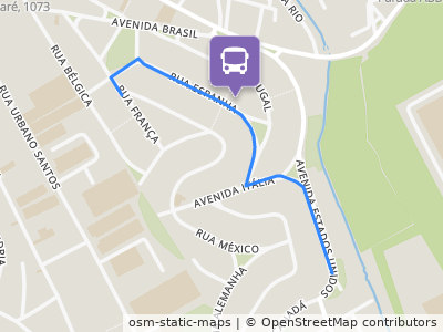 Mapa da parada