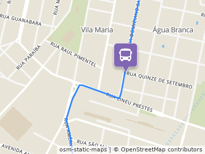 Mapa da parada
