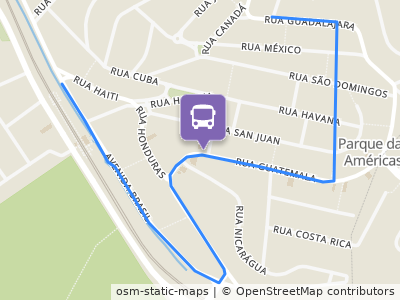 Mapa da parada