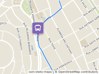 Mapa da parada