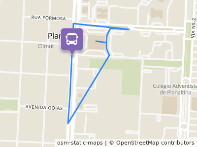 Mapa da parada