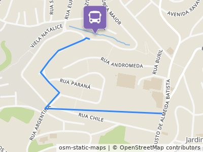 Mapa da parada