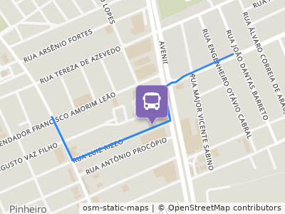 Mapa da parada
