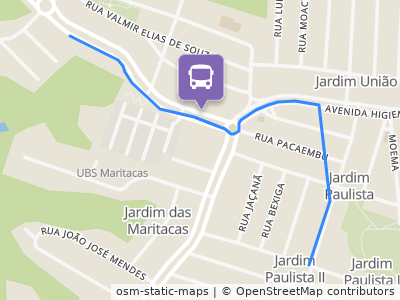 Mapa da parada