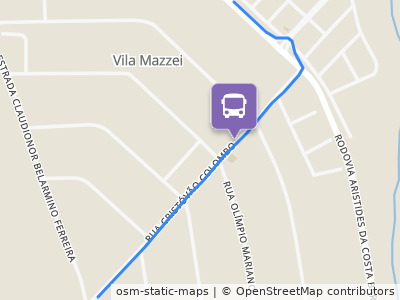 Mapa da parada