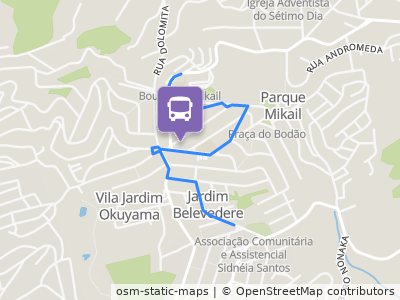 Mapa da parada