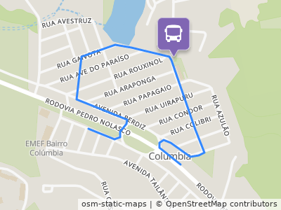 Mapa da parada