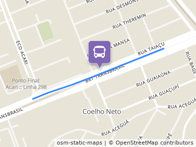 Mapa da parada