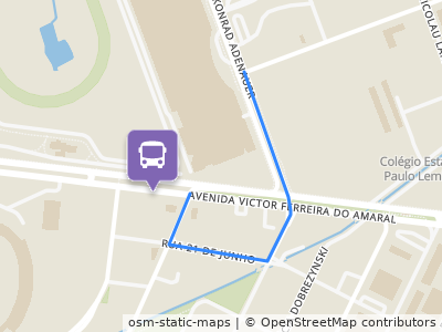 Mapa da parada