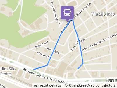 Mapa da parada