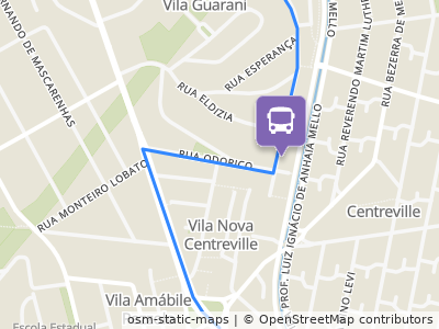 Mapa da parada