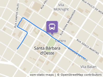 Mapa da parada