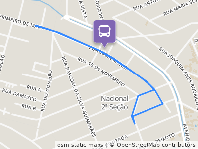 Mapa da parada