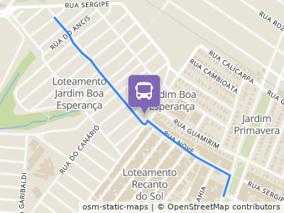 Mapa da parada