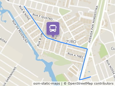 Mapa da parada