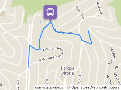 Mapa da parada