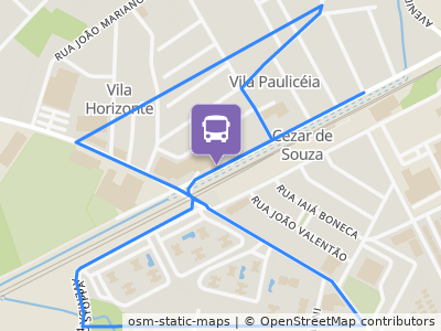 Mapa da parada