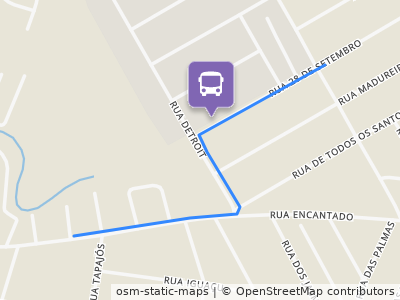 Mapa da parada