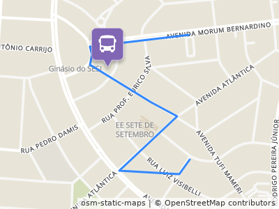 Mapa da parada
