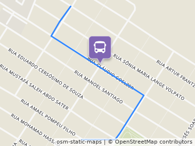 Mapa da parada