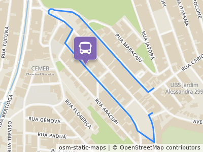 Mapa da parada