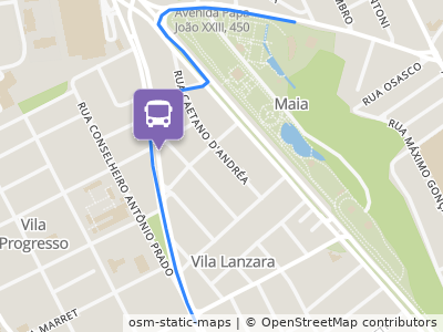Mapa da parada