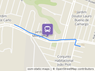 Mapa da parada