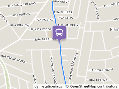 Mapa da parada
