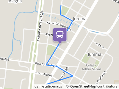 Mapa da parada