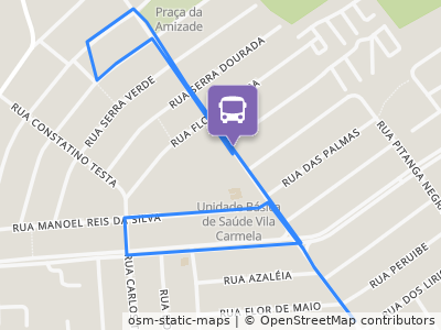 Mapa da parada