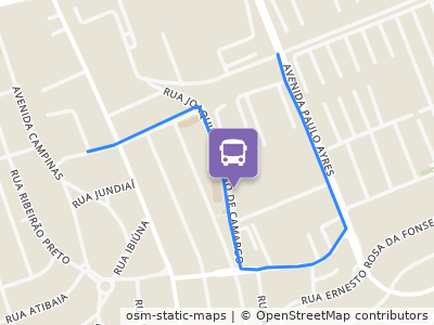 Mapa da parada