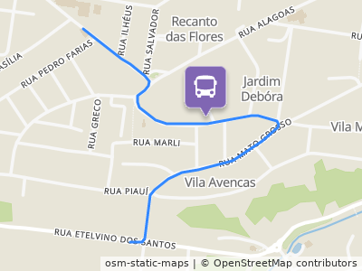 Mapa da parada