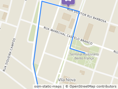 Mapa da parada