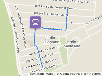 Mapa da parada